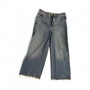 Zara Wide Leg Blue Jeans